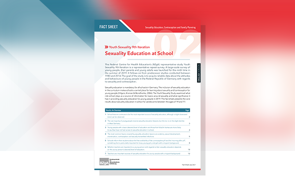 Cover of Fact Sheet Sexuality Education at School