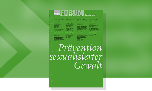 Cover des Forum-Heftes Prävention sexualisierter Gewalt