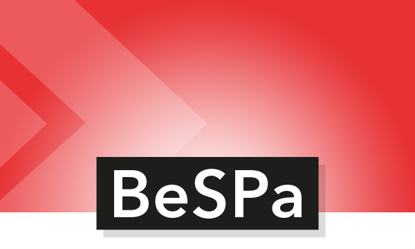 Schriftzug BeSPa auf rotem Hintergrund
