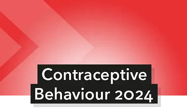 Picture with lettering Contraceptive Behaviour 2024