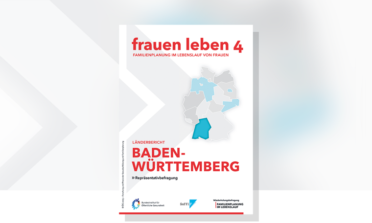 Cover zu frauen leben 4. Familienplanung in Baden-Württemberg.