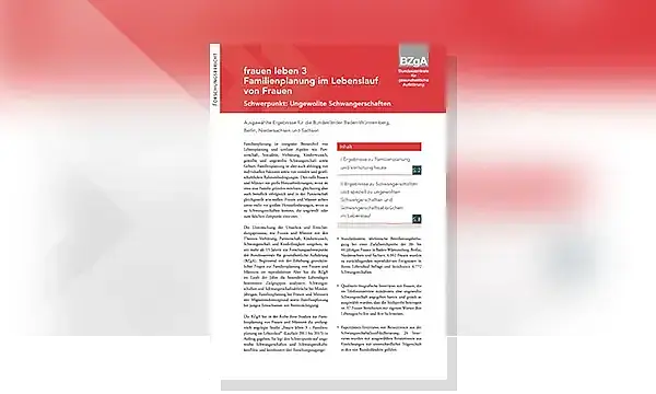 Cover zu frauen leben 3 - Familienplanung im Lebenslauf von Frauen - Forschungsbericht