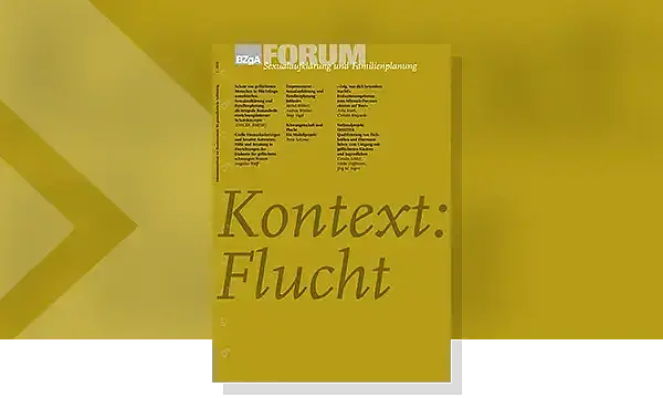 Cover des Forum-Heftes Kontext Flucht