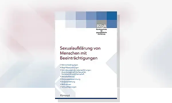 Cover zu Sexualaufklärung von Menschen mit Beeinträchtigungen