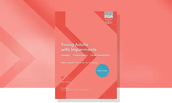 Cover of Brochure Young Adults with Impairments 