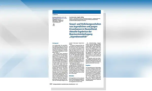 Cover zu Sexual- und Verhütungsverhalten von Jugendlichen und jungen Erwachsenen in Deutschland