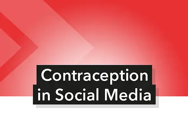 Teaser picture with Lettering Contracetion in Social Media