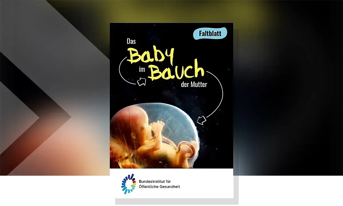 Cover zum Faltblatt "Das Baby im Bauch der Mutter"