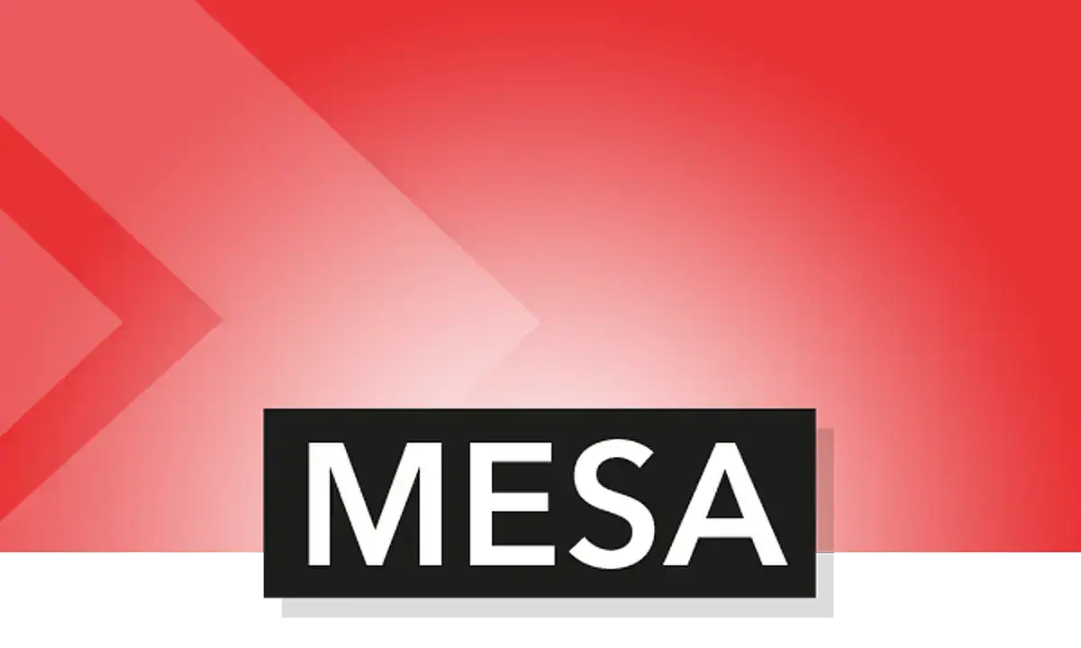 Das Teaserbild zeigt den Schriftzug MESA