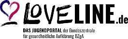 Logo des Onlineportals loveline.de