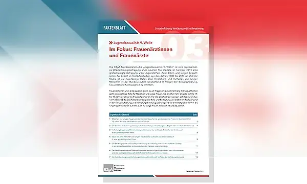 Cover zu Im Fokus: Frauenärztinnen und Frauenärzte. Jugendsexualität 9. Welle