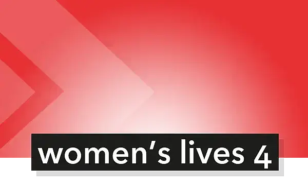 Picture with Lettering women´s lives 4