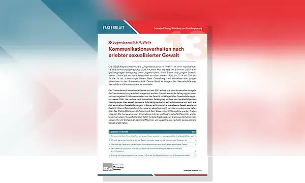 Cover zu Kommunikationsverhalten nach erlebter sexualisierter Sexualität. Jugendsexualität 9. Welle