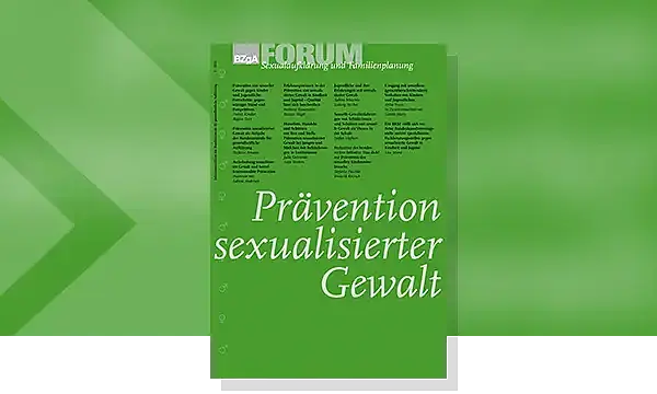 Cover des Forum-Heftes Prävention sexualisierter Gewalt