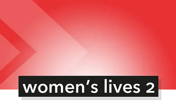 Picture with Lettering women´s lives 2